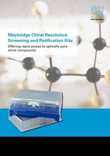 Maybridge Chiral Resolution Screening and ... - Acros Organics