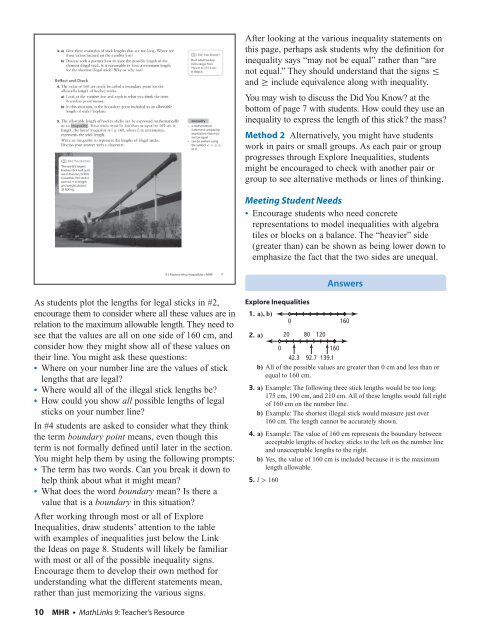 Teacher's Resource Sample Chapter 9 with Reduced Pages