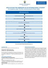 Under 18 International Application Form - Massey University