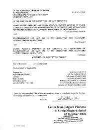 Letter from Edgard Pirrotta to Craig Shepard dated ... - KordaMentha