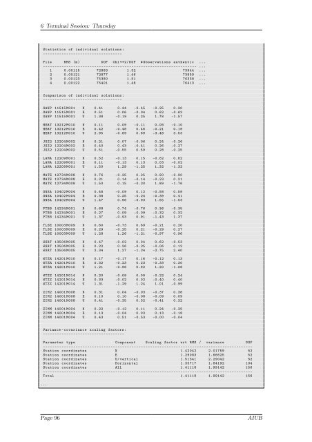 Bernese GNSS Software Version 5.2 Tutorial