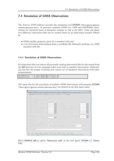 Bernese GNSS Software Version 5.2 Tutorial