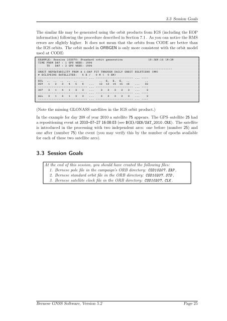 Bernese GNSS Software Version 5.2 Tutorial