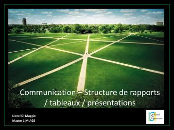 Communication - Structure de rapports - tableaux - presentations.pdf