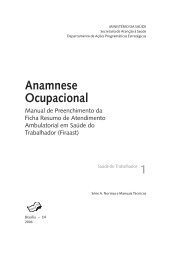 Anamnese ocupacional : manual de preenchimento ... - Renast Online