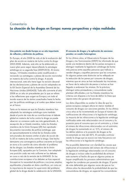 Informe anual 2008: el problema de la drogodependencia en Europa