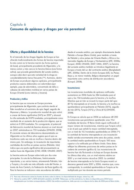 Informe anual 2008: el problema de la drogodependencia en Europa