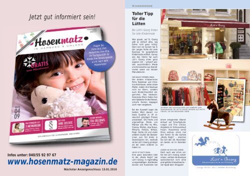 GRATIS - Hosenmatz Magazin