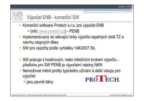 Energetická náročnost budov a NKN