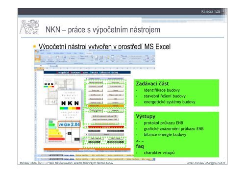 Energetická náročnost budov a NKN