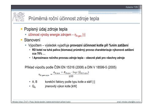 Energetická náročnost budov a NKN