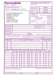 Personalblatt - Evangelischer Kirchenbezirk Reutlingen