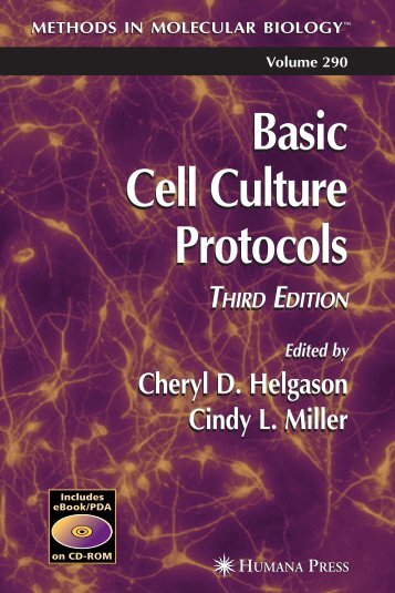 Basic Cell Culture Protocols Basic Cell Culture Protocols