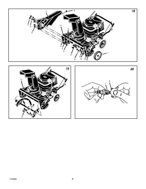 Instruction Book â Snowthrower Model 621401x61NB ... - Technik.sk