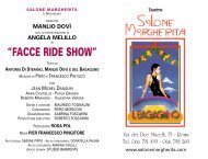 facce ride show - Salone Margherita