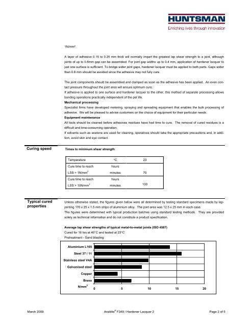 Araldite F349 / Hardener Lacquer 2 - DanLube