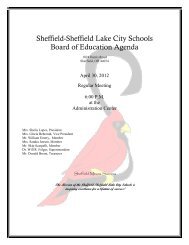 Sheffield-Sheffield Lake City Schools Board of Education Agenda