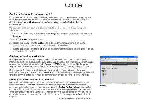 LOOQS Router MeeBox MB201 GuÃ­a del usuario - Looqs.com