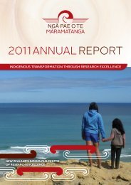 ANNUAL REPORT - NgÄ Pae o te MÄramatanga
