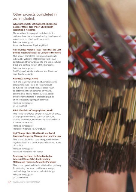 ANNUAL REPORT - NgÄ Pae o te MÄramatanga