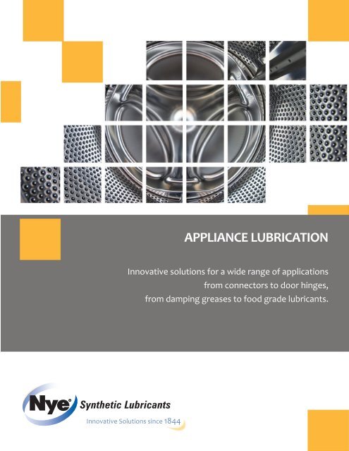 Appliance Brochure - Nye Lubricants, Inc.