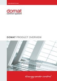 DOMAT PRODUCT OVERVIEW - Domat International