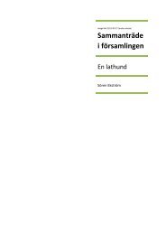 SammantrÃ¤de i fÃ¶rsamlingen - SÃ¶ren EkstrÃ¶m