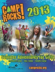 Camp Brochure (pdf) - Girl Scouts of Northern California