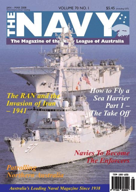 The Navy Vol_70_No_1 Jan 2008 - Navy League of Australia