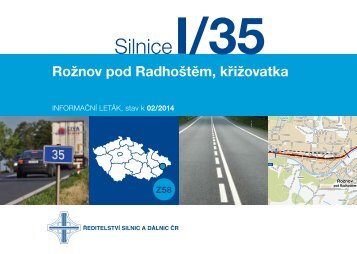 Silnice I/35 RoÅ¾nov pod RadhoÅ¡tÄm, kÅiÅ¾ovatka - ÅeditelstvÃ­ silnic a ...