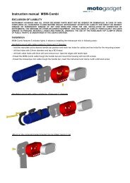 Instruction manual MSM-Combi - Spiegler Performance Parts