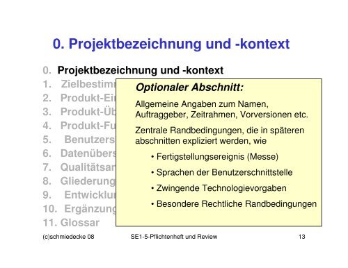 SE1-05-Pflichtenheft und Qualitaetssicherung - schmiedecke.info