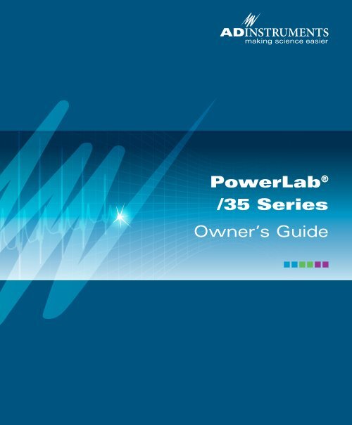 PowerLab 35 Series Owner's Guide ADInstruments