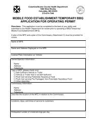 Mobile Food Establishment Application Form