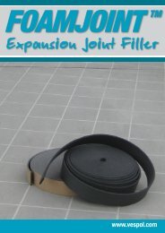Expansion Joint Filler - Vespol.com