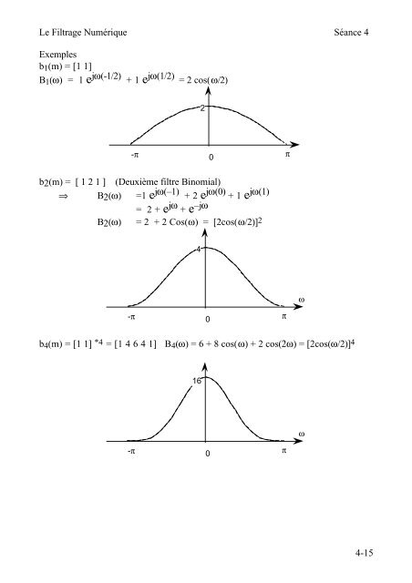 Traitement du Signal Le Filtrage NumÃ©rique - PRIMA