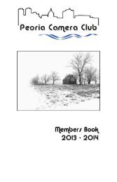 Members Book - Peoria Camera Club