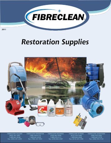 Restoration Supplies - Fibreclean
