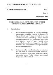 Notice 09 Microbiological Contamination of Fuel Tanks of Turbine ...