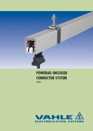 POWERAIL ENCLOSED CONDUCTOR SYSTEM - VAHLE, Inc