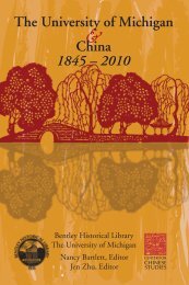 English version - Bentley Historical Library - University of Michigan