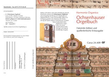 Ochsenhauser Orgelbuch