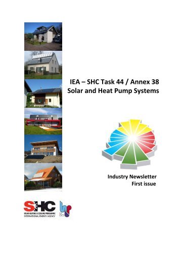 IEA – SHC Task 44 / Annex 38 Solar and Heat Pump Systems