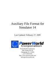 Auxiliary File Format 14 - PowerWorld