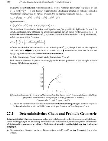 27.2 Deterministisches Chaos und Fraktale Geometrie