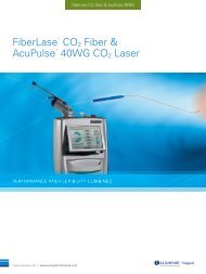 AcuPulse 40WG CO2 laser with FiberLase ... - Lumenis Surgical