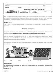 5Âº ano em 2013 - ColÃ©gio OBJETIVO