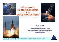laser diode initiated systems for space applications - NEPP - NASA