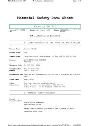 Page 1 of 7 MSDS: Renolin PG 320 (Not classified as hazardous) 09 ...