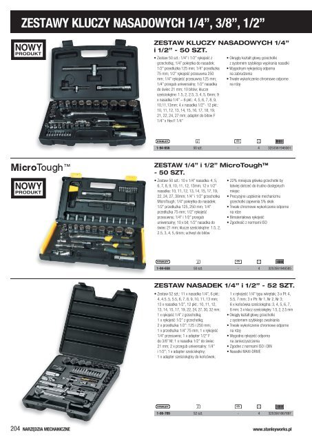 KATALOG NARZÄDZI - Stanley